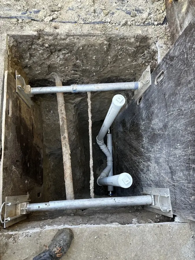 Experienced plumber completing Gas Line Repair work in Wilkes-Barre
